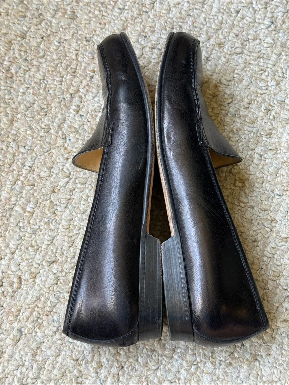 BRAGANO by COLE HAAN Black Leather Slip-On Loafers Size 10 (Men’s)